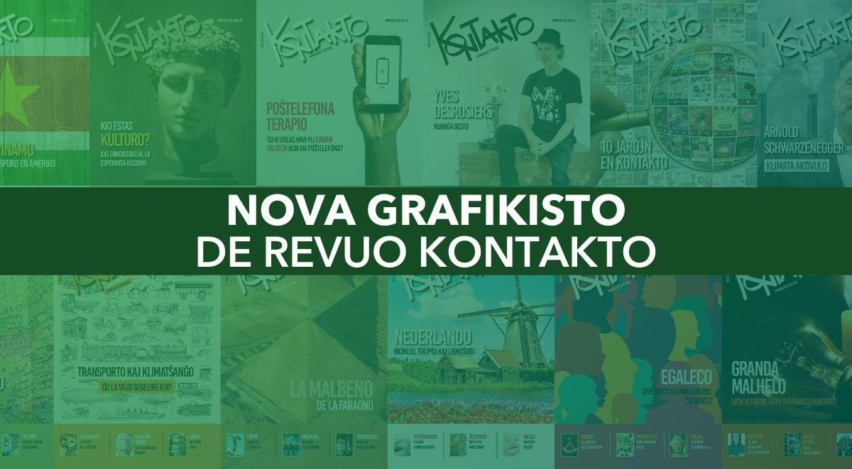 Nova grafikisto de revuo Kontakto